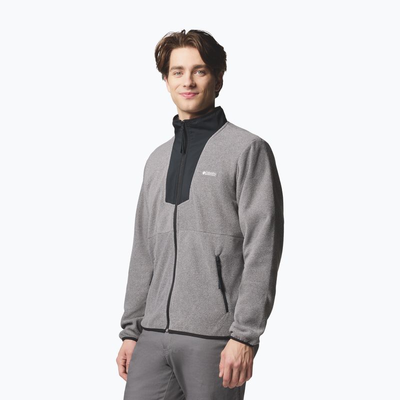 Férfi polárdzseki Columbia Sequoia Grove FZ Fleece city grey heather/black 4