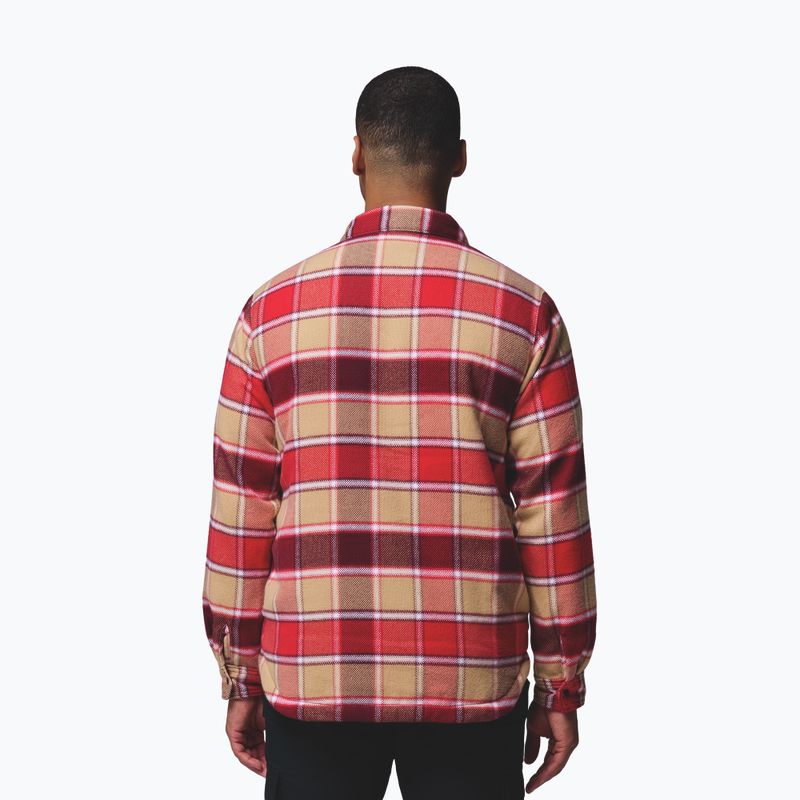 Férfi ing Columbia Windward II rich wine trapper windowpane 3