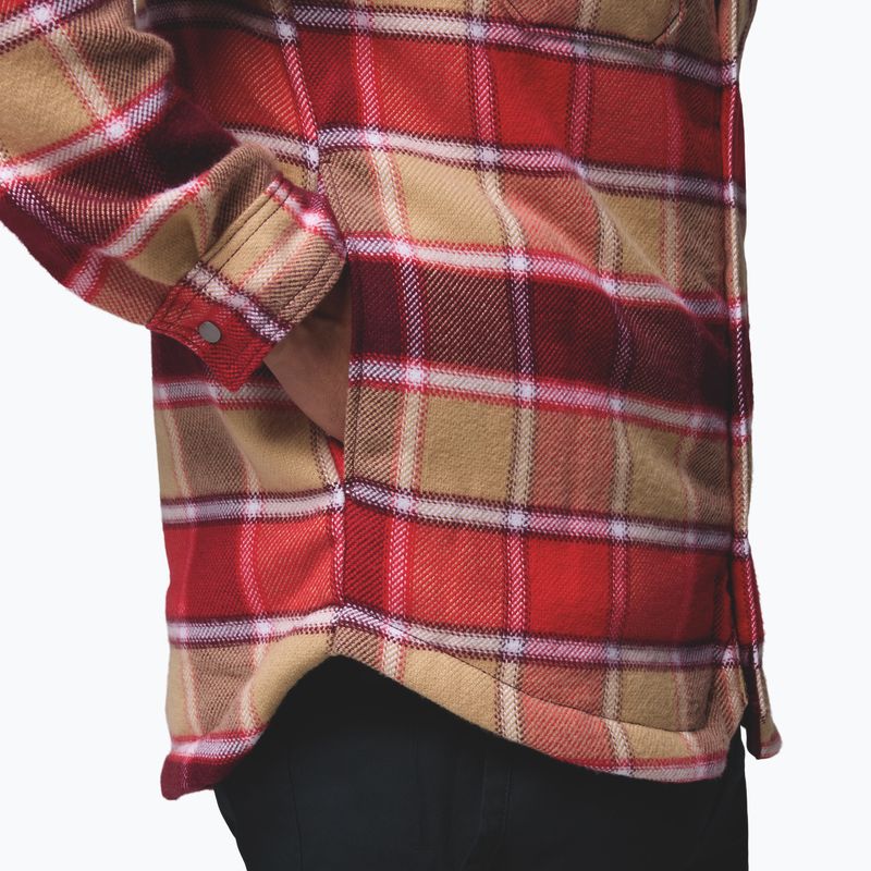 Férfi ing Columbia Windward II rich wine trapper windowpane 7
