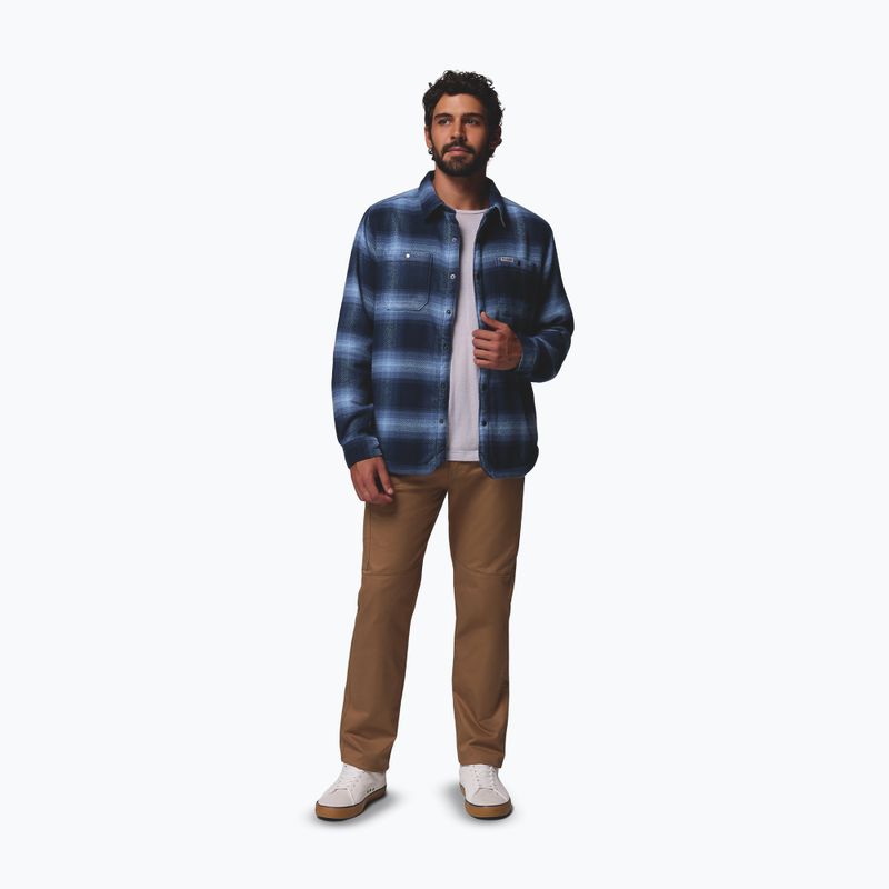 Férfi ing Columbia Windward II collegiate navy blurred ombre 2