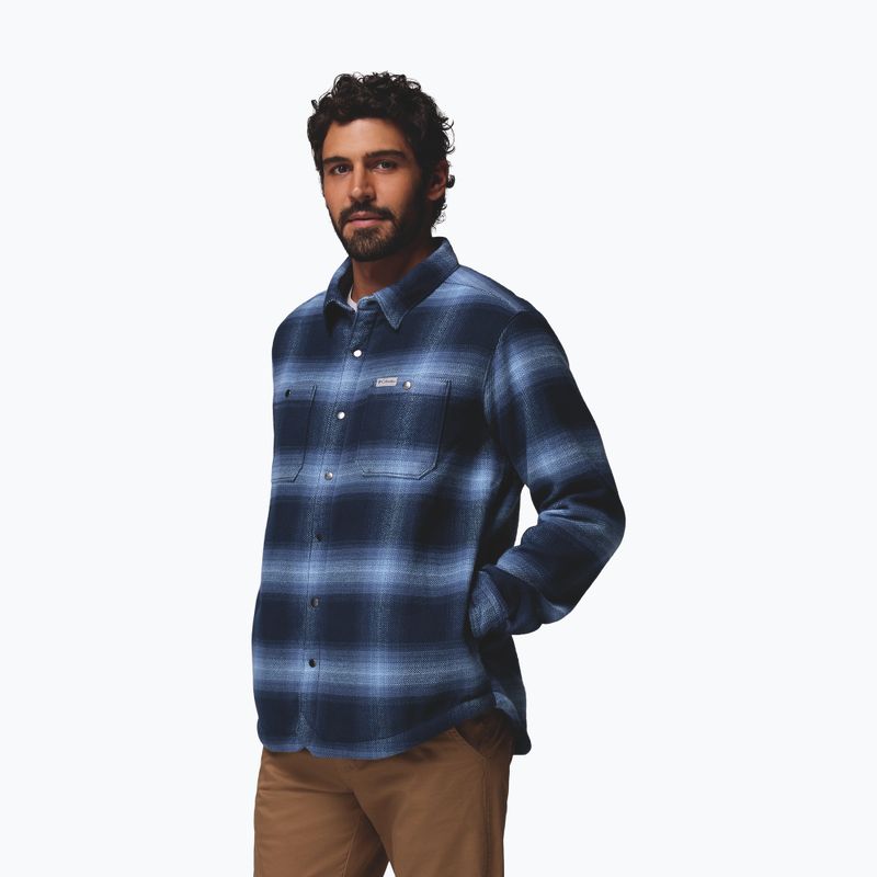 Férfi ing Columbia Windward II collegiate navy blurred ombre 4