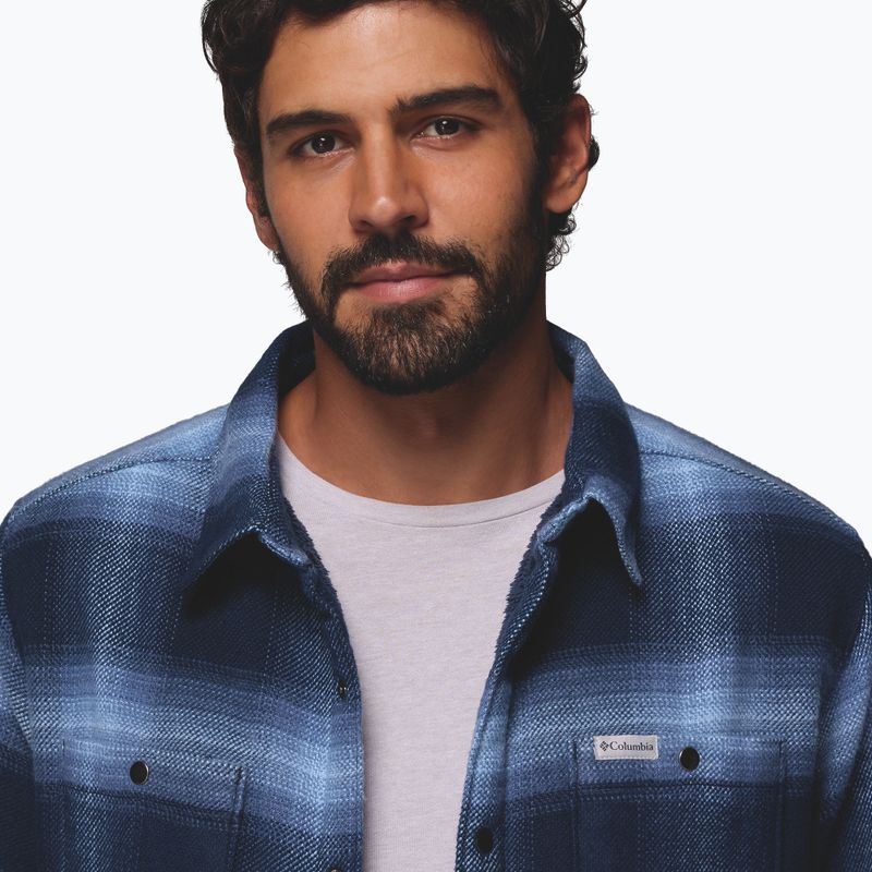 Férfi ing Columbia Windward II collegiate navy blurred ombre 6
