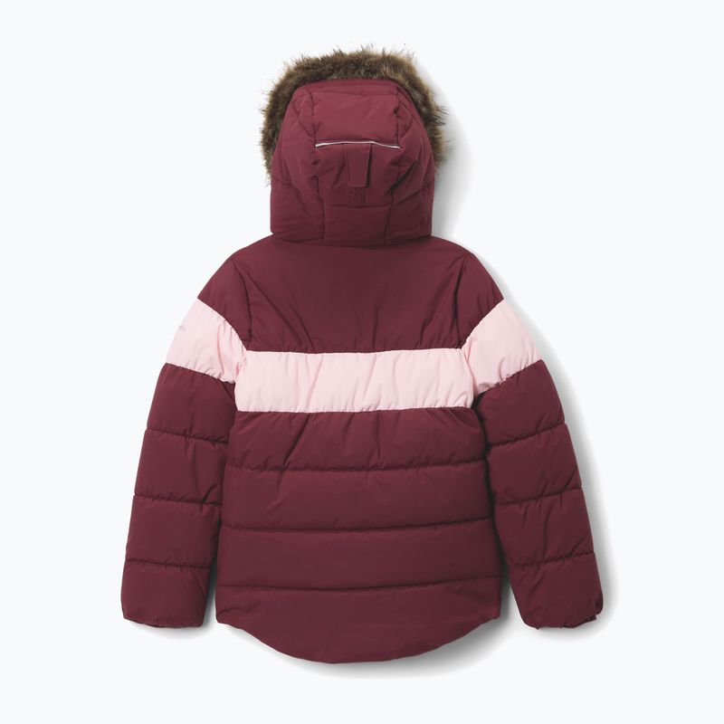 Gyerek sídzseki Columbia Arctic Blast III rich wine/satin pink 2