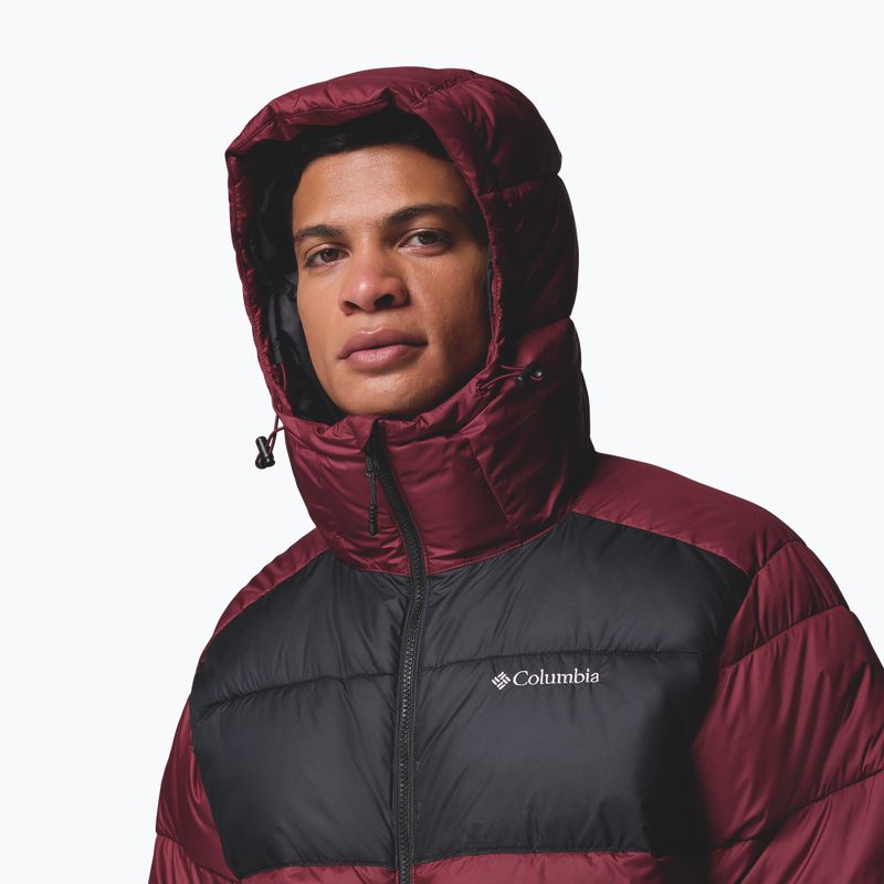 Férfi bélelt dzseki Columbia Pike Lake II Hooded rich wine/black 6