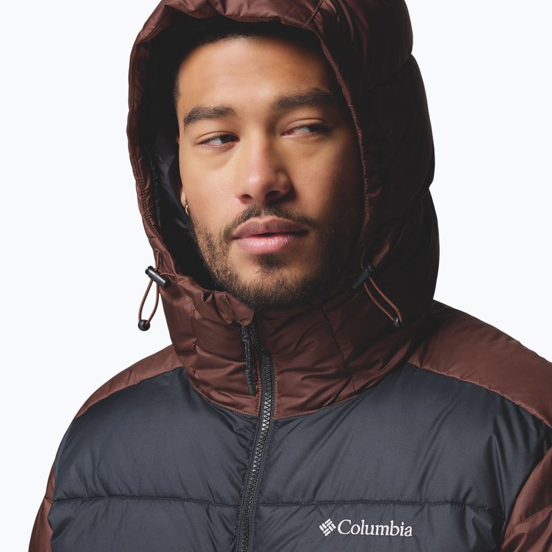 Férfi bélelt dzseki Columbia Pike Lake II Hooded tobacco/black 7