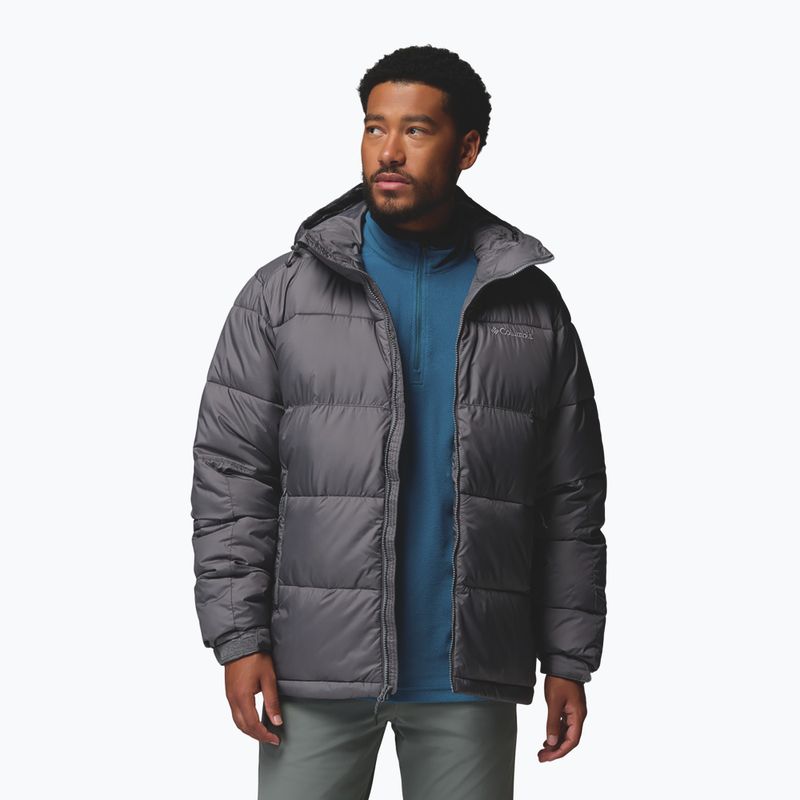 Férfi bélelt dzseki Columbia Pike Lake II Hooded city grey 4