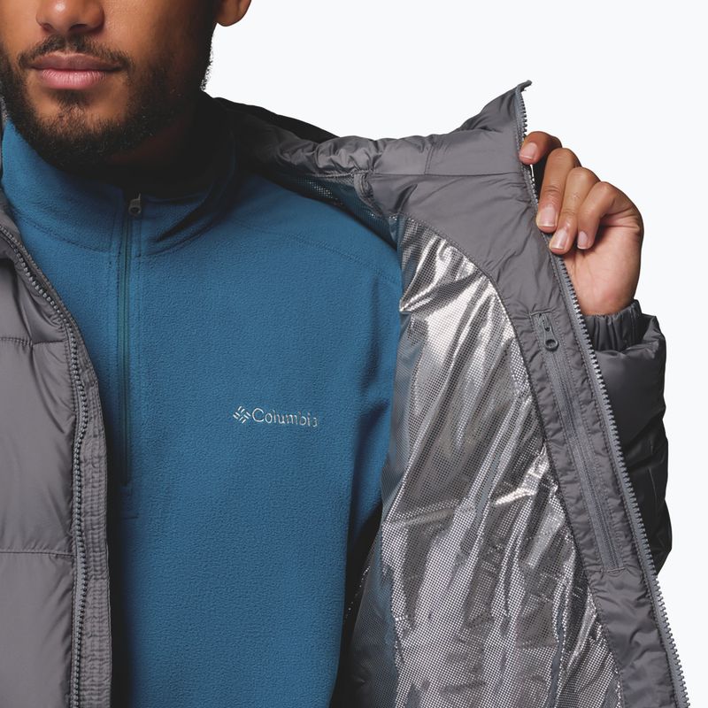 Férfi bélelt dzseki Columbia Pike Lake II Hooded city grey 8