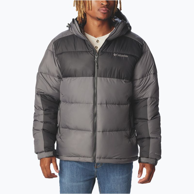 Férfi bélelt dzseki Columbia Pike Lake II Hooded city grey 3