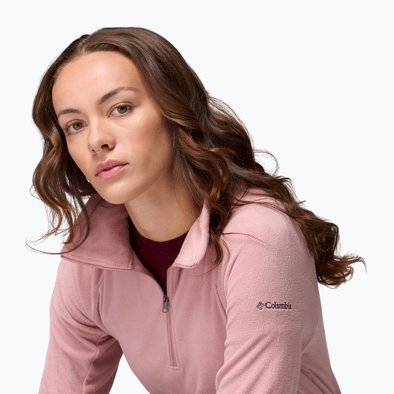 Női polárdzseki Columbia Glacial IV 1/2 Zip Eraser Pink 5