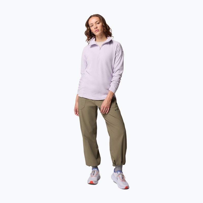 Női polár pulóver Columbia Glacial IV 1/2 Zip lavender pearl 2