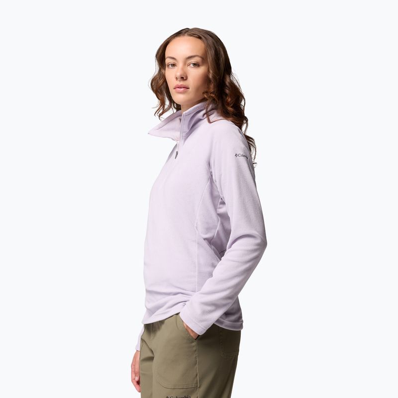 Női polár pulóver Columbia Glacial IV 1/2 Zip lavender pearl 4