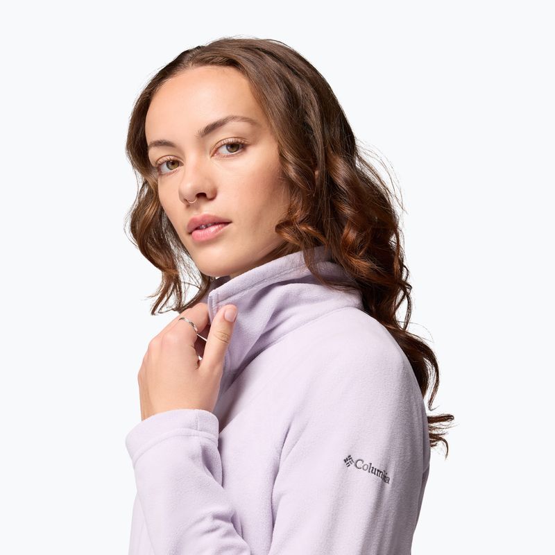 Női polár pulóver Columbia Glacial IV 1/2 Zip lavender pearl 5