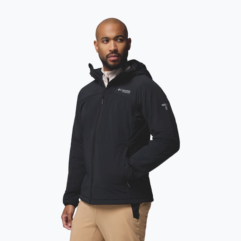 Férfi bélelt dzseki Columbia Silver Leaf Lite Hooded black 4