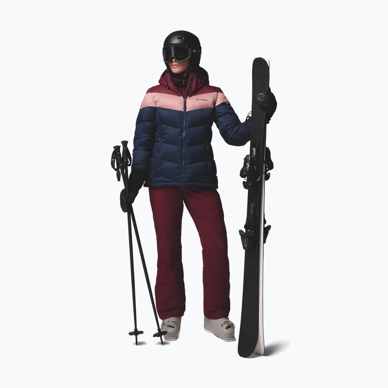 Női sídzseki Columbia Abbott Peak II Ins collegiate navy/rich wine/eraser pink 2