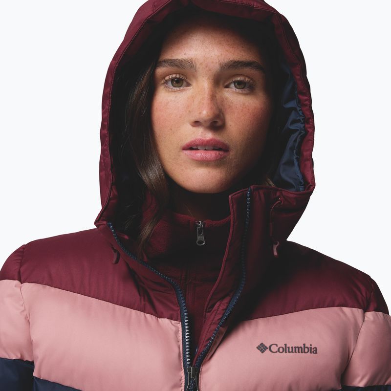 Női sídzseki Columbia Abbott Peak II Ins collegiate navy/rich wine/eraser pink 5