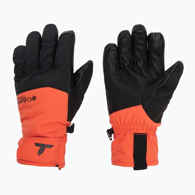Férfi túrakesztyű Columbia PowBound zing/black