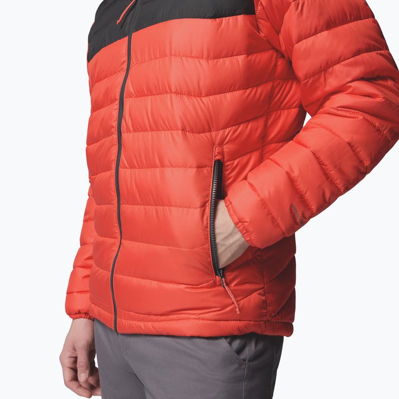 Férfi dzseki Columbia Powder Lite II Hooded zing/shark 7