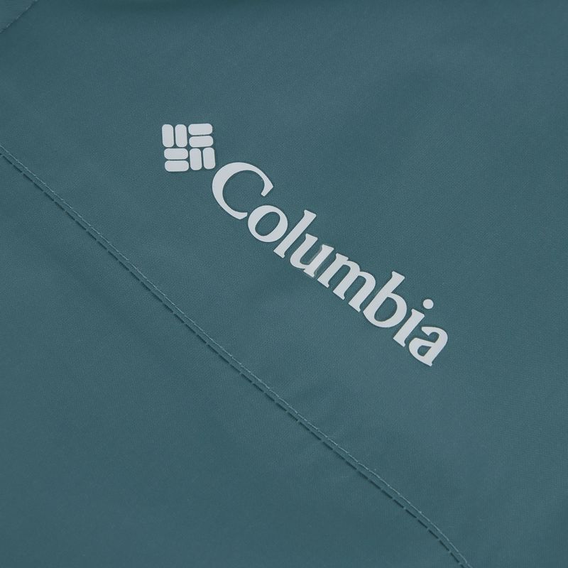Férfi túrafelső Columbia Triple Canyon Grid Fleece Full Zip II compass blue heather/black 3