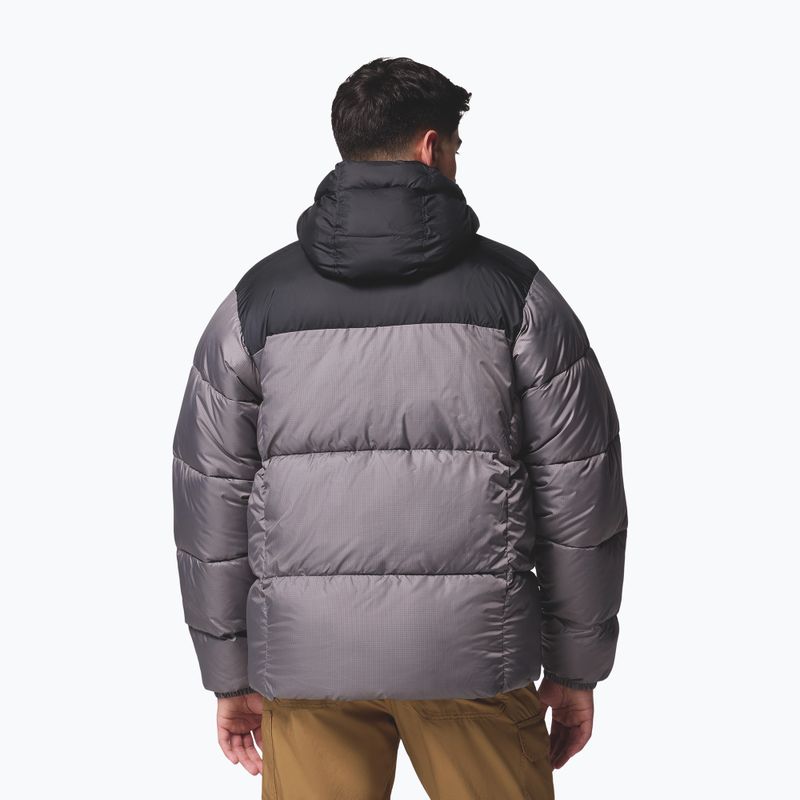 Férfi bélelt dzseki Columbia Puffect II Hooded city grey/black 3