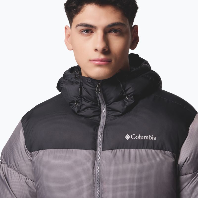 Férfi bélelt dzseki Columbia Puffect II Hooded city grey/black 8