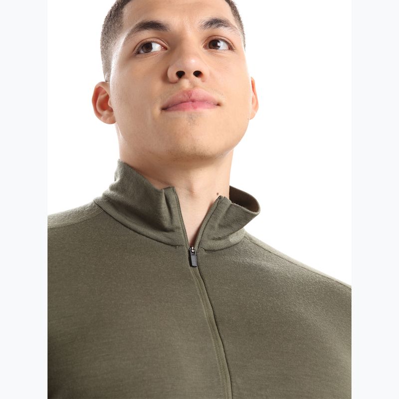 Férfi termikus pulóver icebreaker Merino 200 Oasis Half Zip loden 4