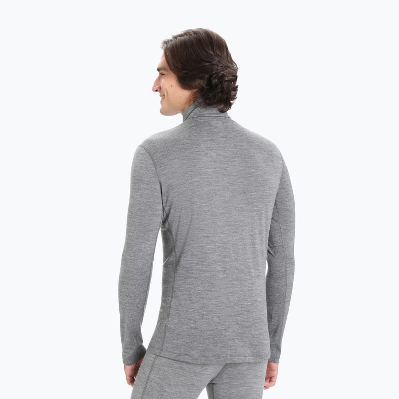 Férfi termikus pulóver icebreaker Merino 200 Oasis Half Zip gritstone heather 3