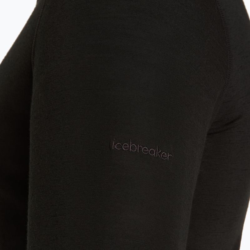 Férfi hosszú ujjú thermo felső icebreaker Merino 200 Oasis Half Zip black 7