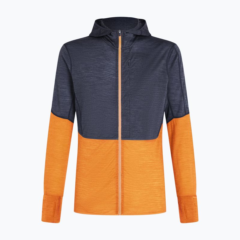 Férfi Icebreaker Merino 200 Realfleece Descender Zip Hoodie grafit/ray trekking melegítőfelső 13