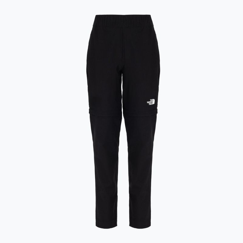 Gyermek túranadrág The North Face Exploration Convertible fekete NF0A7R12JK31