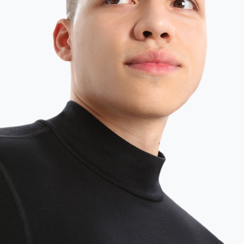 Férfi termoaktív pulóver icebreaker 260 Tech Turtleneck fekete 3