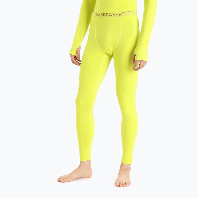 Férfi Icebreaker Merino 700 thermo nadrág sárga IB0A56B95651