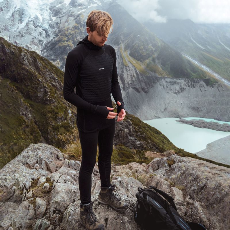 Férfi Icebreaker ZoneKnit szigetelt trekking dzseki fekete 8