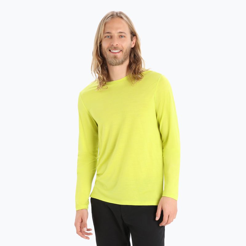 Férfi Icebreaker Sphere II trekking póló sárga IB0A56D85651