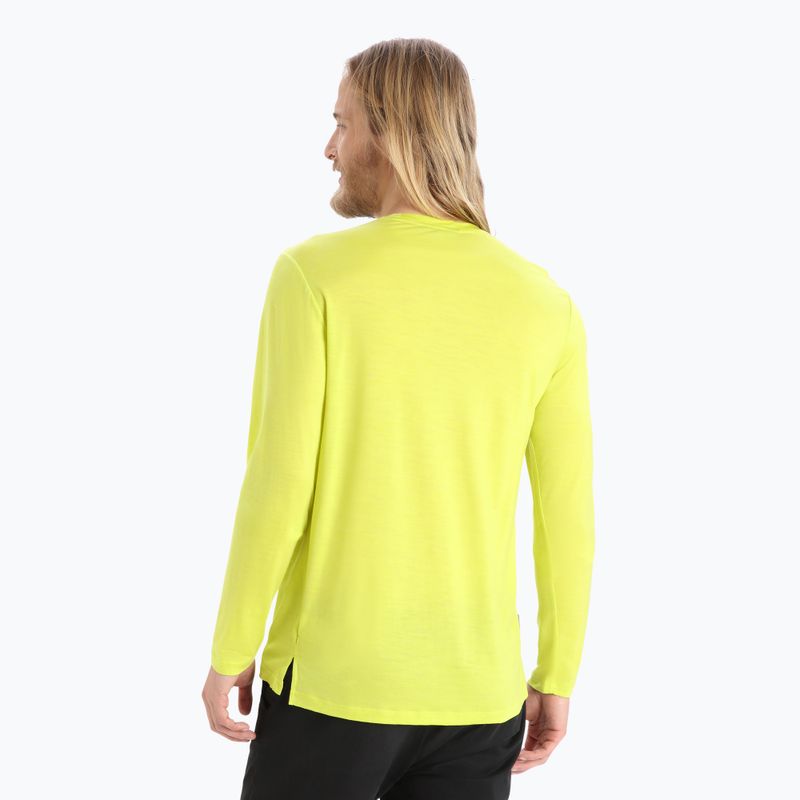 Férfi Icebreaker Sphere II trekking póló sárga IB0A56D85651 3