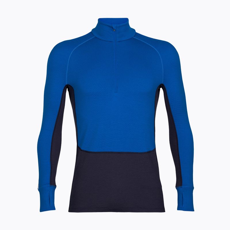 Férfi termoaktív pulóver icebreaker ZoneKnit 260 Half Zip lazurite/royal navy/snow/cb 8