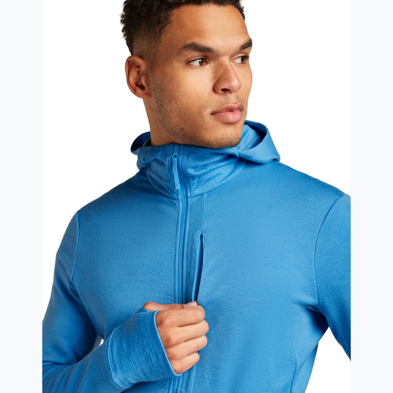 Férfi trekking pulóver icebreaker Merino 260 Quantum IV Zip Hoodie arctic 6