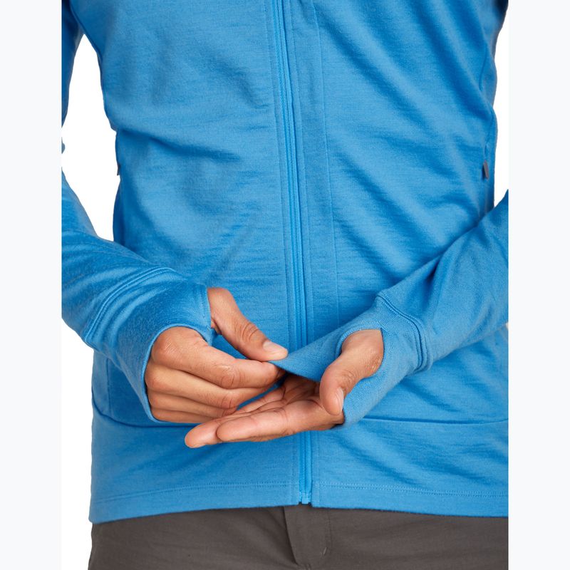 Férfi trekking pulóver icebreaker Merino 260 Quantum IV Zip Hoodie arctic 8