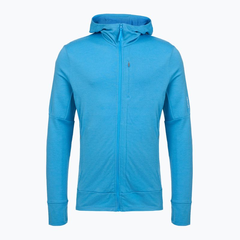 Férfi trekking pulóver icebreaker Merino 260 Quantum IV Zip Hoodie arctic 10