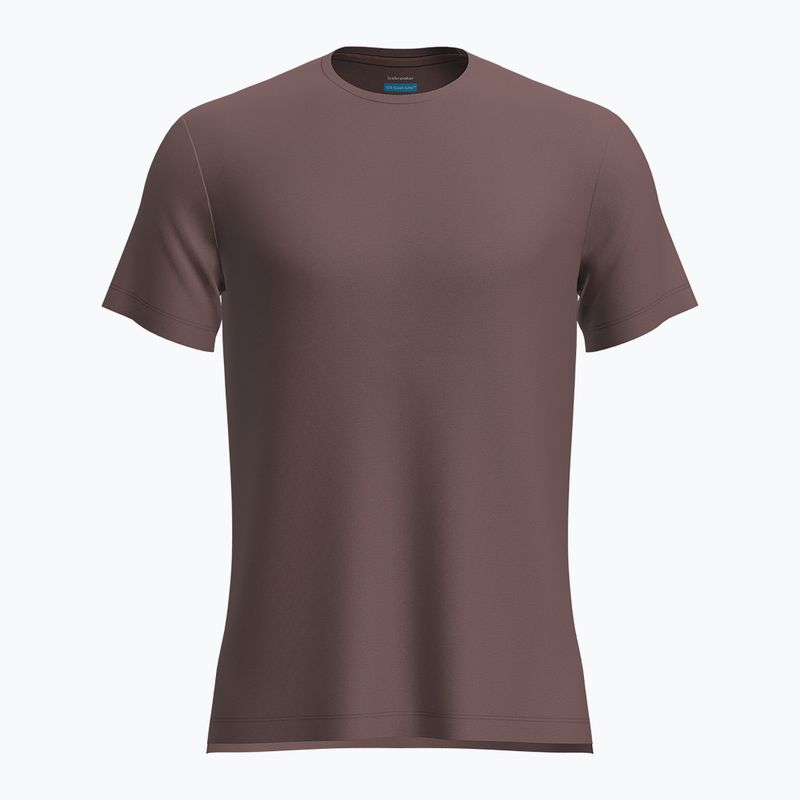 Férfi túrapóló icebreaker Merino 125 Cool-Lite Sphere III SS Tee carob heather