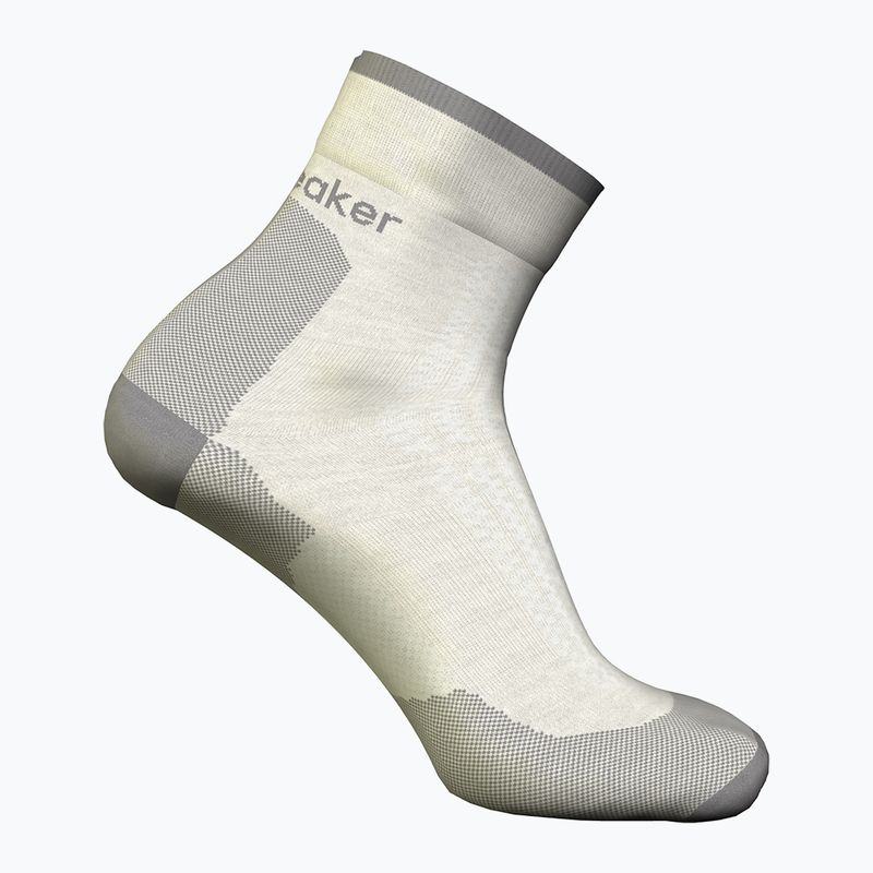 Férfi trekking zokni icebreaker Merino Hike+ Ultralight Quarter ecru hthr/alloy 2