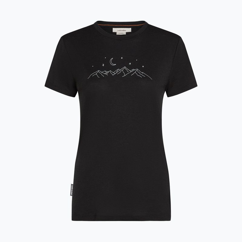 Női trekking póló icebreaker Merino 150 Tech Lite SS Tee Sparkling Stars black 6