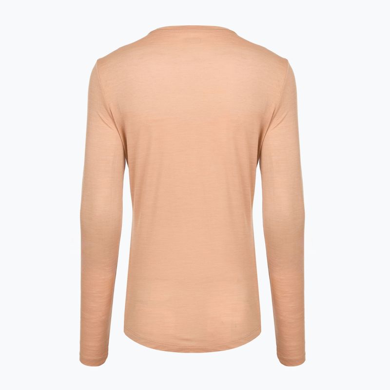 Női hosszú ujjú túrafelső icebreaker Merino 125 Cool-Lite Sphere III LS Tee desert sand 2