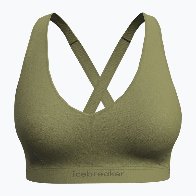 Thermo melltartó icebreaker Merino 125 Cool-Lite Sprite Racerback olive