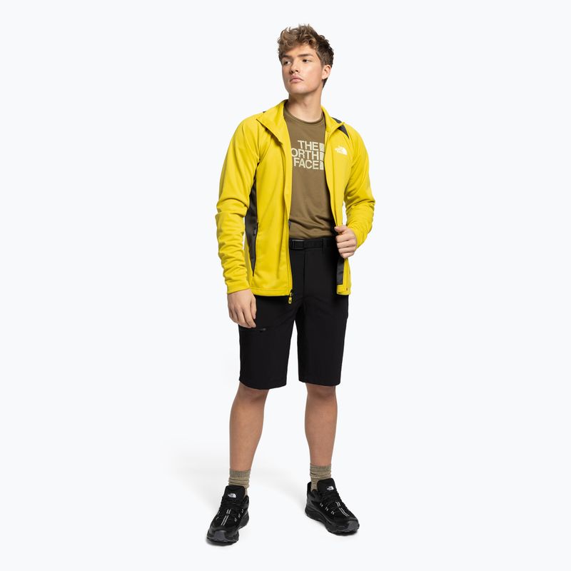 Férfi túrakabát The North Face AO Midlayer FZ Hoodie FZ sárga NF0A5IMFW8B1 2