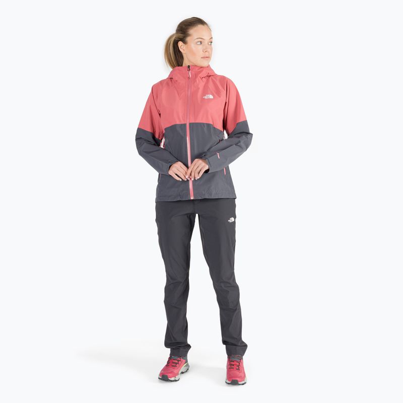 Női esőkabát The North Face Diablo Dynamic JKT szürke-rózsaszín NF0A555W59L1 2
