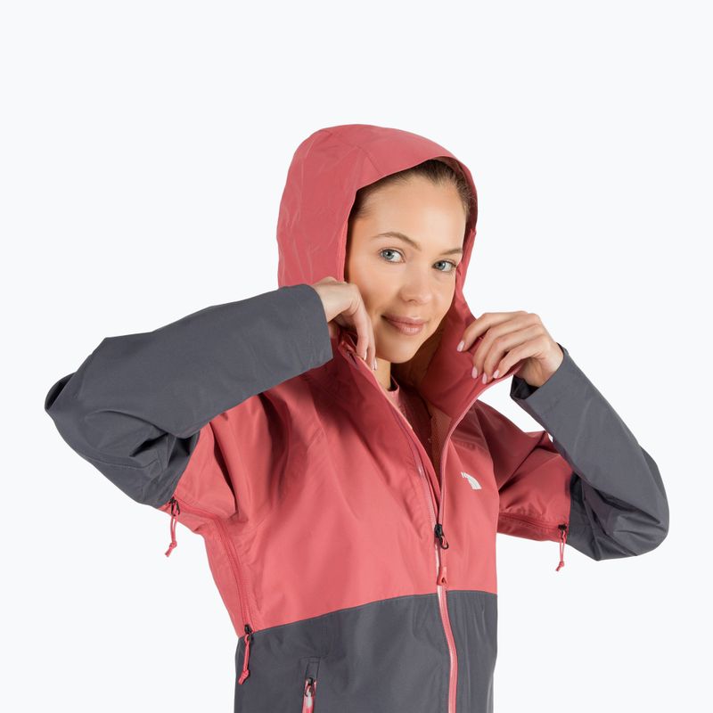 Női esőkabát The North Face Diablo Dynamic JKT szürke-rózsaszín NF0A555W59L1 7