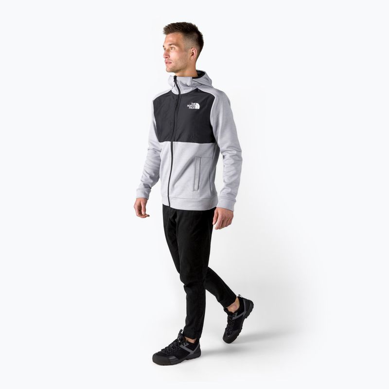 Férfi The North Face MA FZ FZ fleece pulóver szürke NF0A5IEQGAU1 2