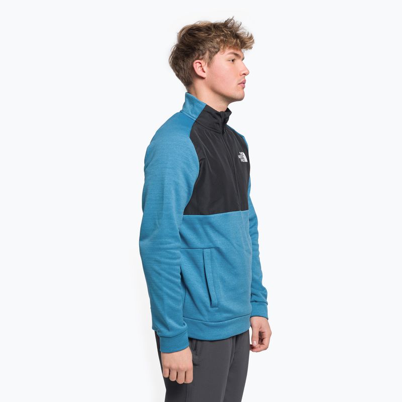 Férfi The North Face MA 1/4 Zip 1/4 fleece pulóver kék NF0A5IES5V91 3