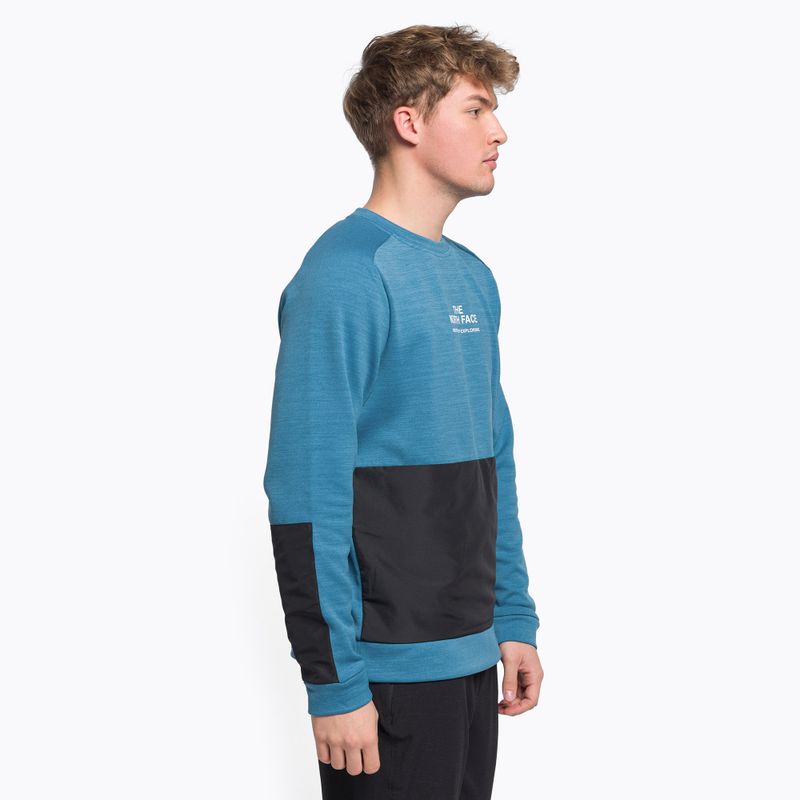 Férfi gyapjúkabát The North Face Ma Crew kék NF0A5IER5V91 3