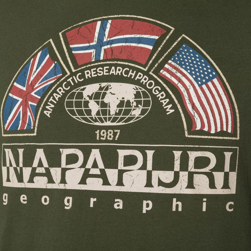Férfi Napapijri NP0A4G34 verde póló 7